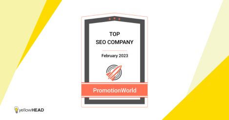 yellowHEAD Named a Top 10 Company for Best SEO Awards 2023