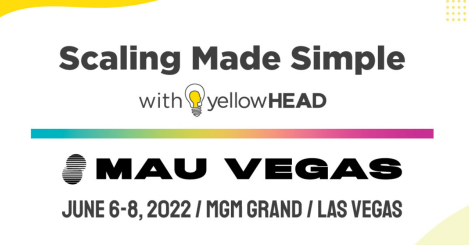 yellowHEAD & Alison.ai to Feature at MAU Vegas 2022