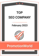 Top SEO Company 2023 by PromotionWorld