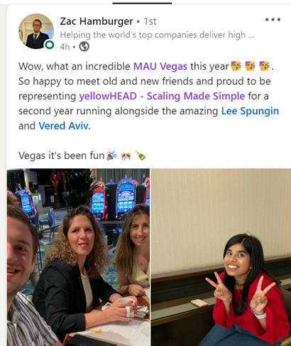 MAU Vegas Summary from Zac Hamburger